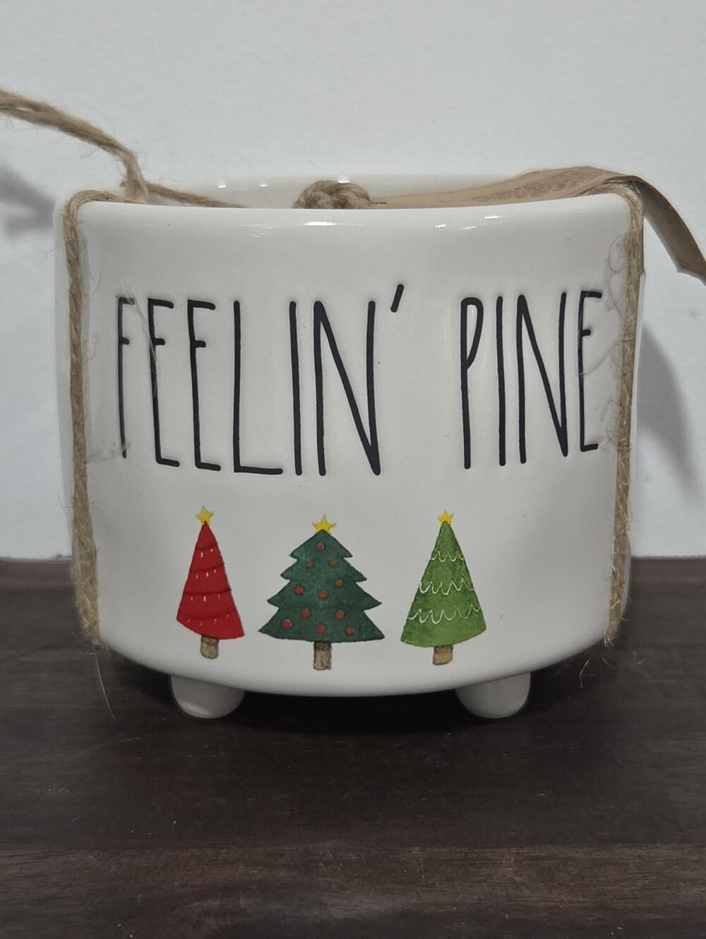 Rae Dunn Feelin' Pine Planter